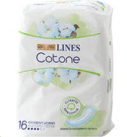 LINES ASSORBENTI GIORNO ANATOMICI DISTESI 16 PZ COTONE