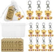 Accessori per Festa di Compleanno 30 pezzi di Chiave a forma di Birra, 30 pezzi di Sacchetti di Organza e 30 pezzi di Cartoline di Ringraziamento per Bambini Decorazioni per Festa di Compleanno e Baby Shower