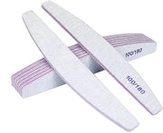Vijli per unghie 100/180 doppio taglio - vijli per unghie da gettare - attrezzo per gel unghie - lavabile e duraturo - adatto per manicure/pedicure - flessibile e resistente - vijl per unghie