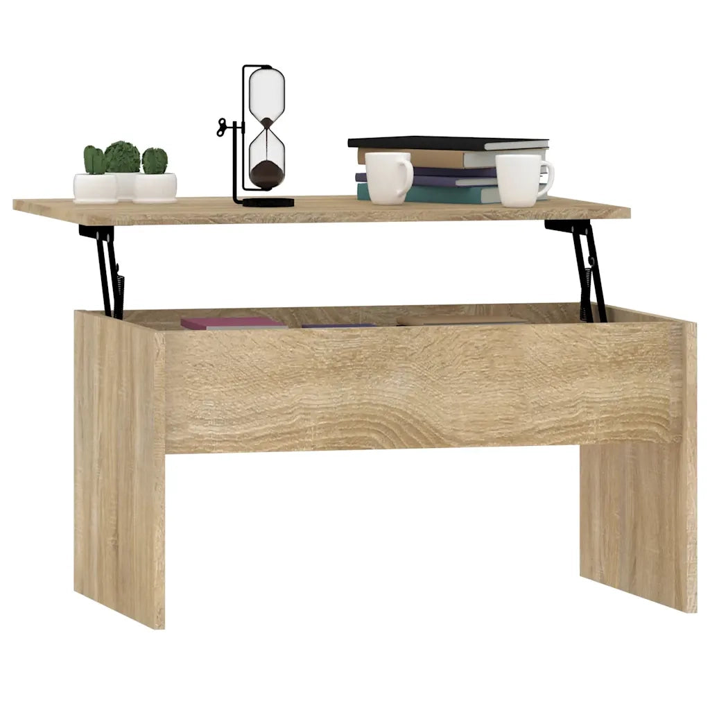 Tavolino salotto | Tavolino da caff¨¨ | Tavolino da Soggiorno Rovere Sonoma 80x50,5x41,5cm Legno Multistrato