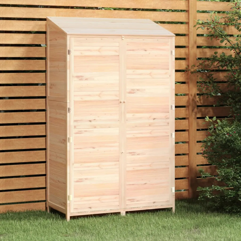 Capanno da Giardino 102x52x174,5 cm in Legno Massello di Abete cod mxl 46784