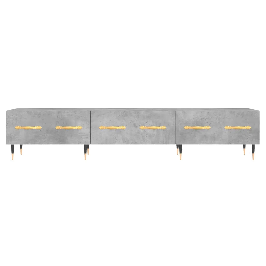 Mobile Porta TV-Mobile per TV-Credenza TV Grigio Cemento 150x36x30 cm Legno Multistrato 371587