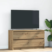Mobile TV Rovere Artigianale 100x35x54 cm in Legno Multistrato 861813