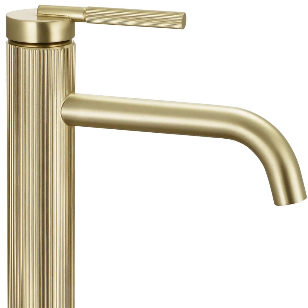 Rubinetto Da Lavabo Rea Argon Brush Gold High