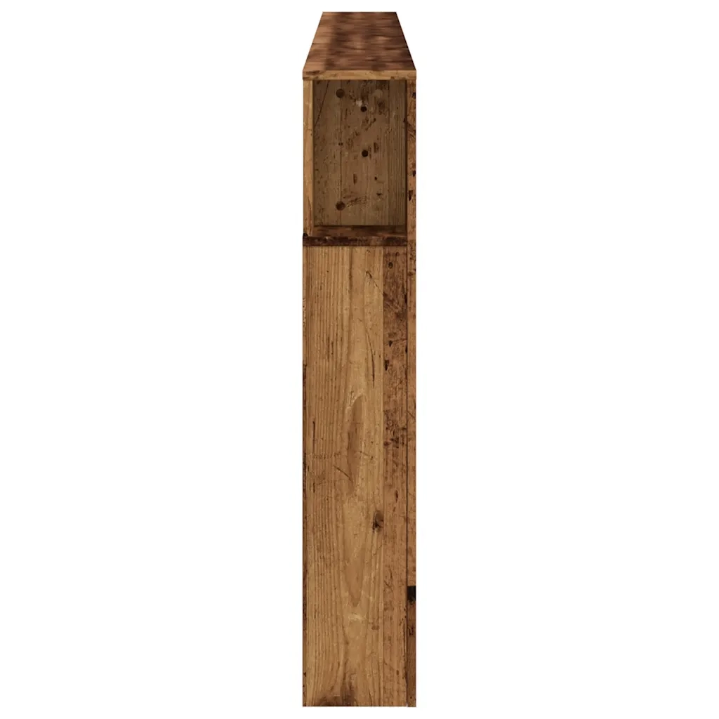 Testiera LED Legno Antico 220x18,5x103,5 cm Legno Multistrato
