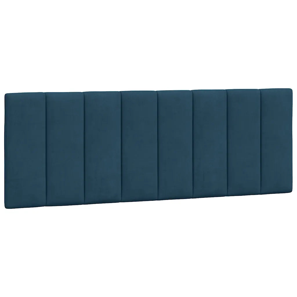 Giroletto con LED senza Materasso Hanko Blu 140x190 cm in Velluto 3213779
