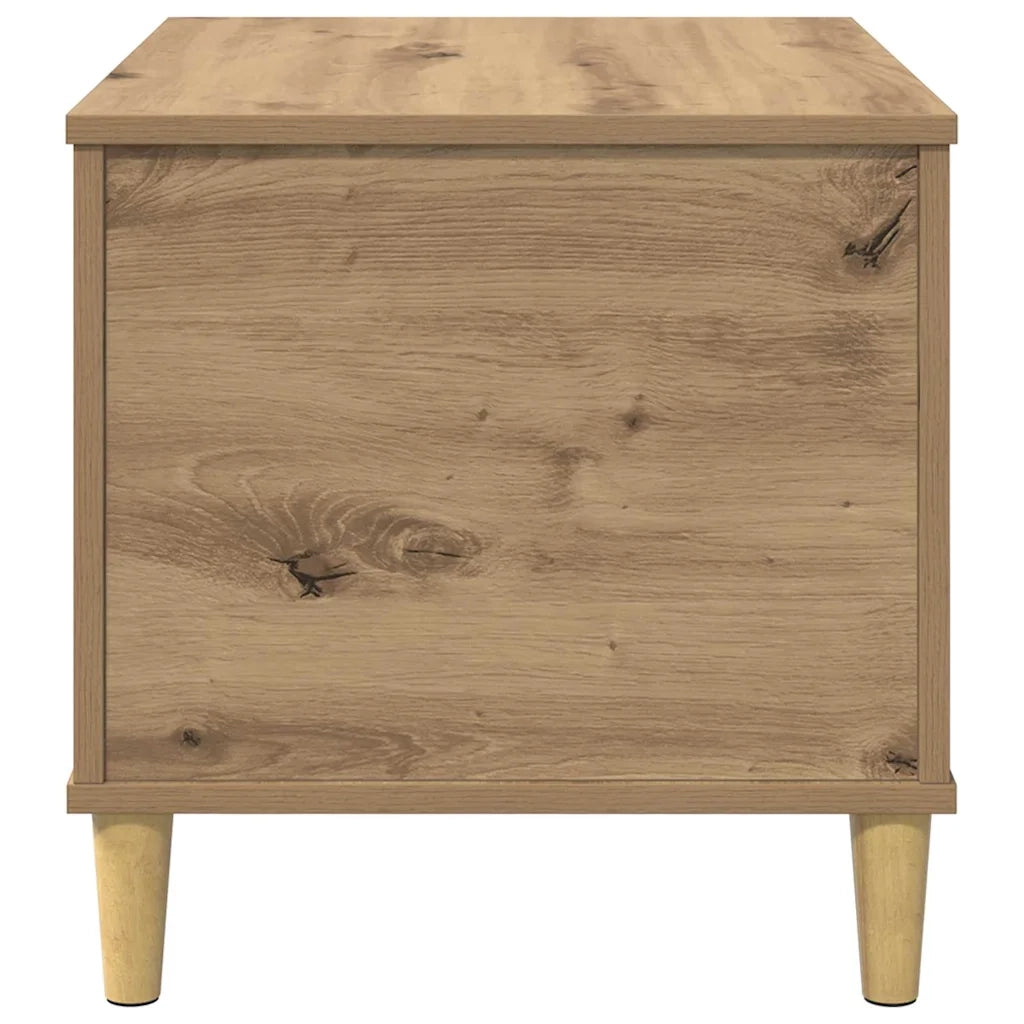 Comodino | Armadio da Notte | Mobiletto da notte Rovere artigianale 60 x 44,5 x 45 cm