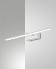 Nala Lampada da Parete LED Integrato 10W 1200lm 3000K IP44 Struttura in Metallo e Metacrilato Colore Bianco, Design Moderno ed Elegante