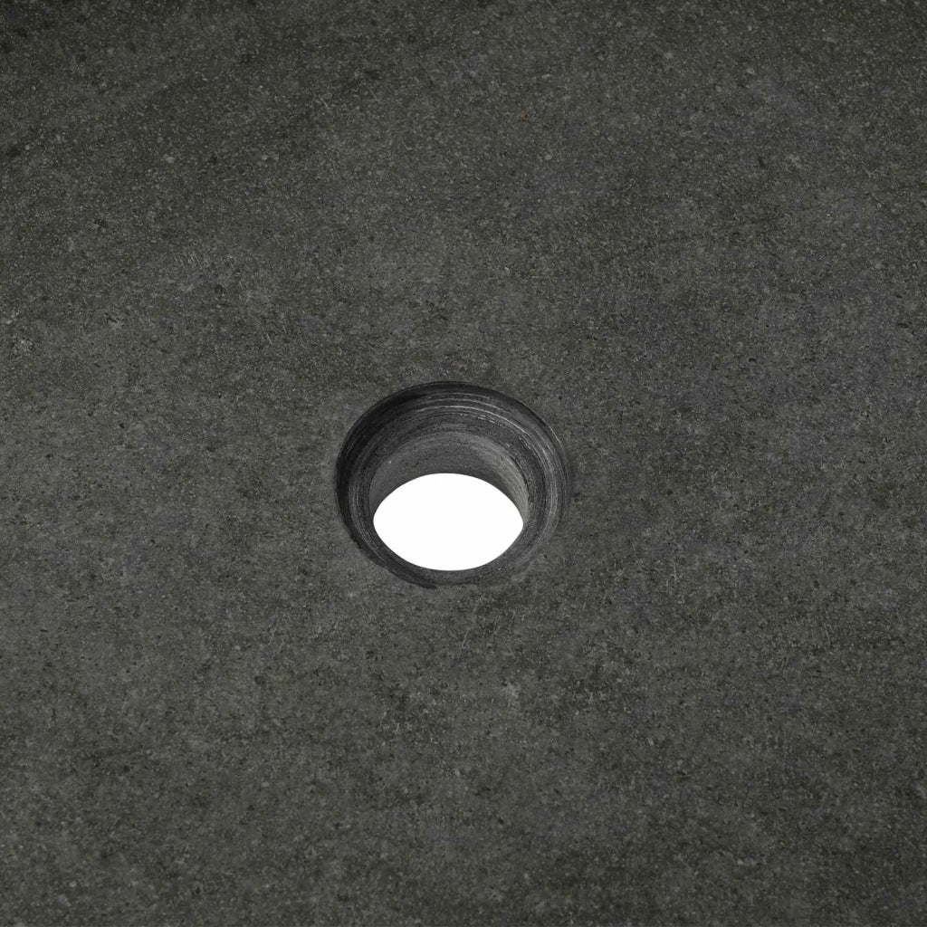 Lavabo Grigio 65 x 50 x 6 cm Pietra fiume 4103955
