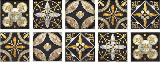 Set di 10 adesivi per pavimento autoadesivi 15 x 15 cm decorazione per pavimento adesivi per parete per casa, bagno, impermeabili in PVC, decorazione per parete in cucina, olio resistente, adatti per soggiorno, cucina, bagno, decorazione.