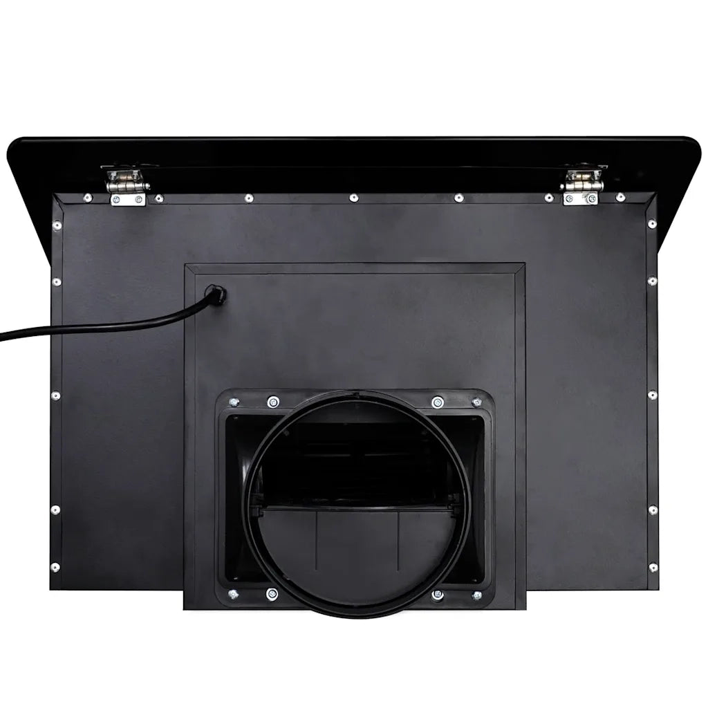 Cappa in Vetro Temperato con Display 600 mm Nera 241215