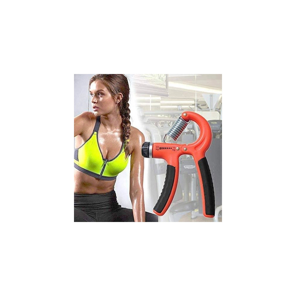 Trade Shop - Manopola Per Allenamento Mani Polso Avambraccio Forza Regolabile Hand Grip 10-40 -