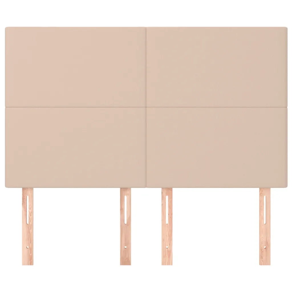 Testiera Cappuccino 144x5x118/128 cm in Similpelle 3116147