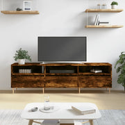 Mobile Porta TV Rovere Fumo 150x30x44,5 cm in Legno Multistrato 831273