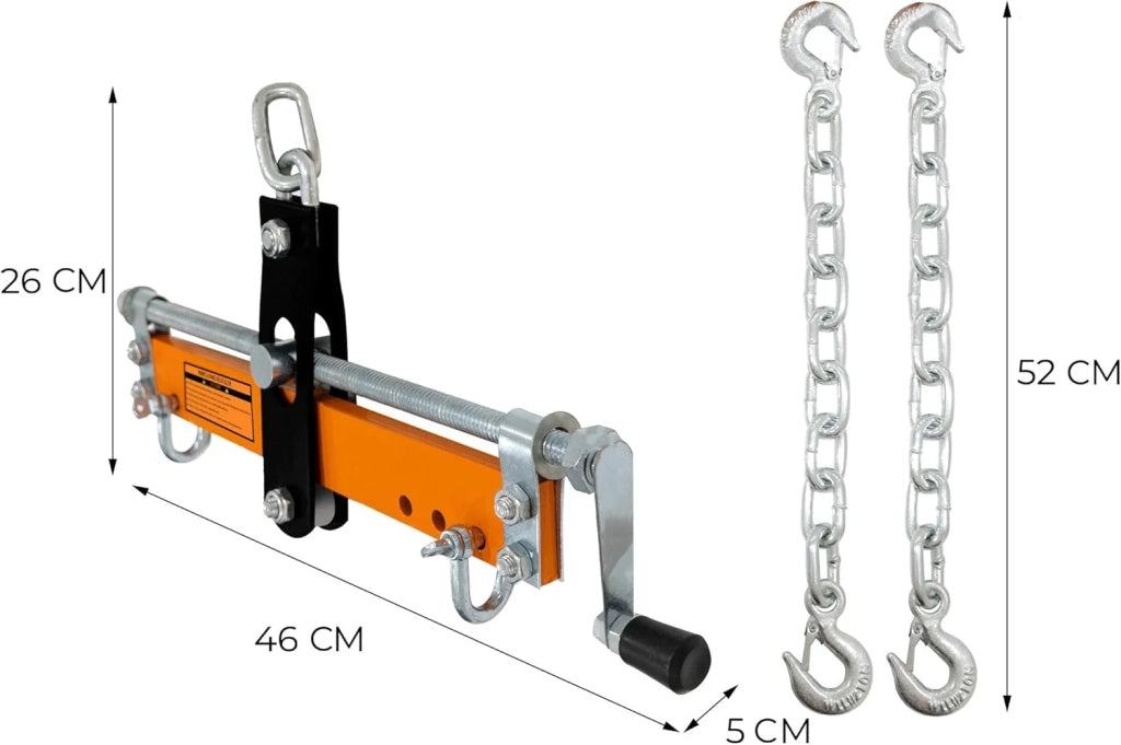 Bilanciatore di Carico 900kg Heavy-Duty Acciaio Industriale