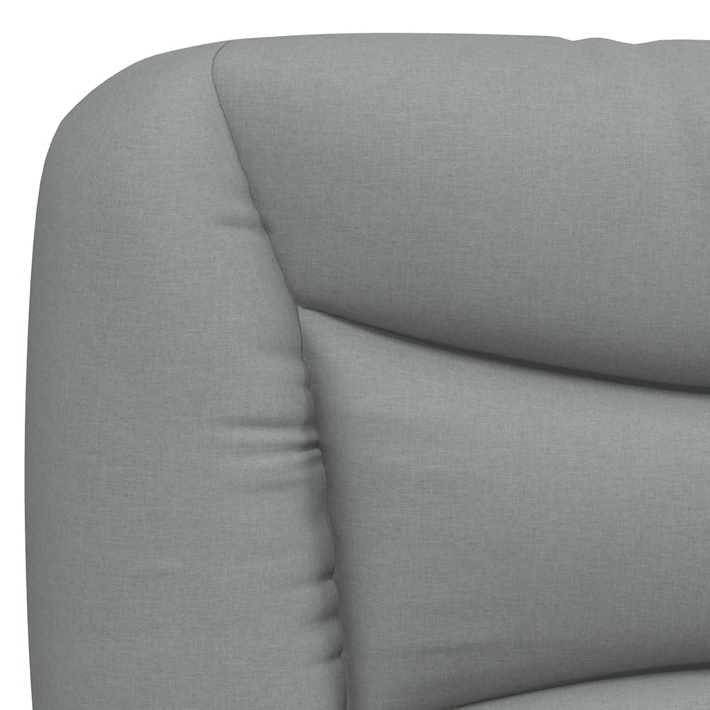 Giroletto senza Materasso Grigio Chiaro 90x190 cm Tessuto