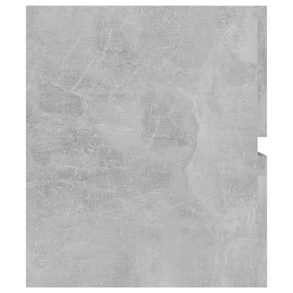 Mobile con Lavabo Integrato Grigio Cemento in Legno Multistrato 3071571