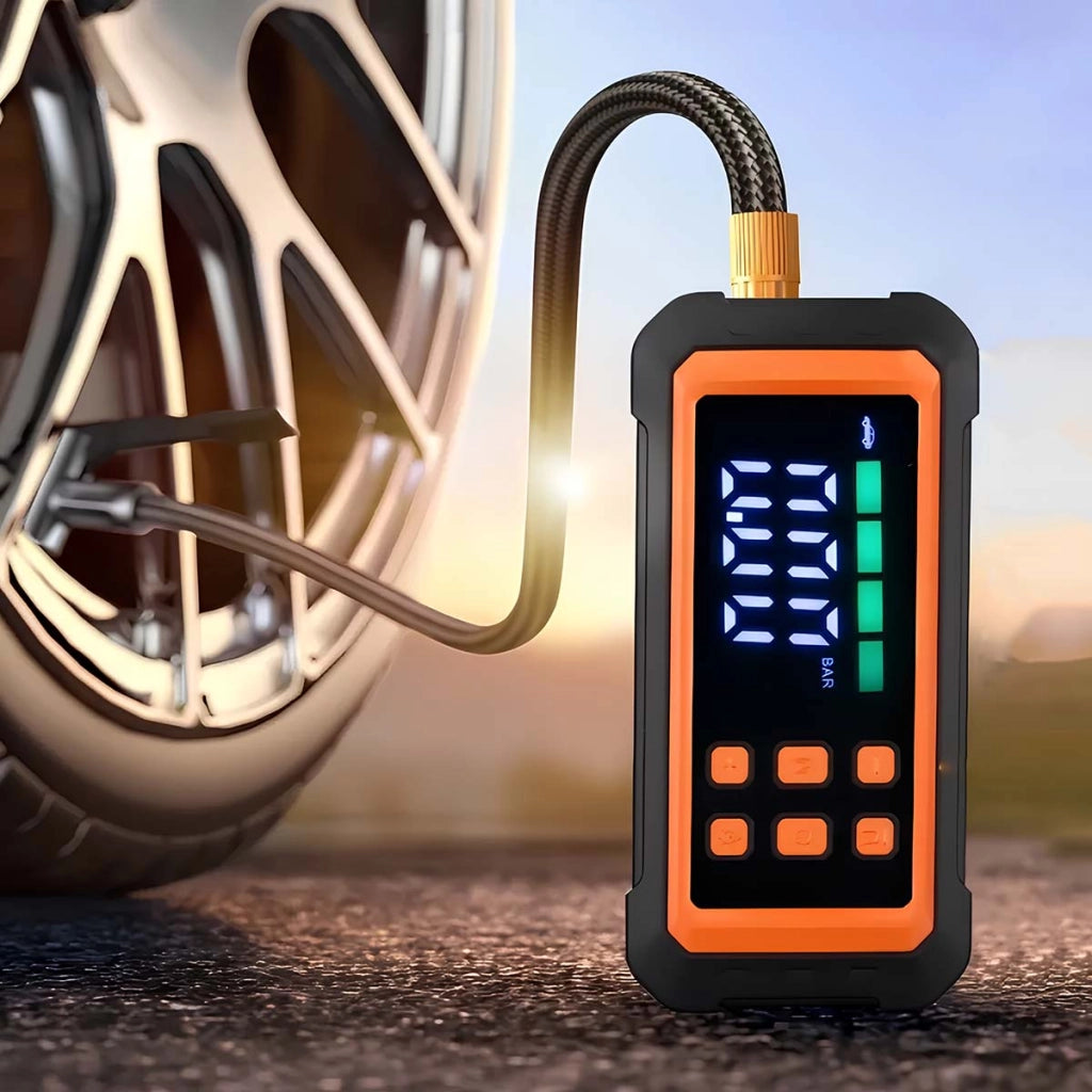 Apparecchio Multifunzione Avviatore per auto e con compressore d'aria Nero / Arancione Avizar