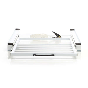 Kit sovrapposizione lavatrice asciugatrice max 150 kg con ripiano a barre estraibile