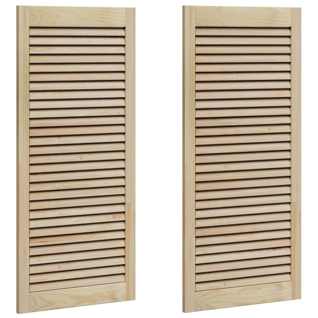 Porta per Armadio con porta 2 pcs Naturale 49,5 x 2,1 x 110 cm 42019257