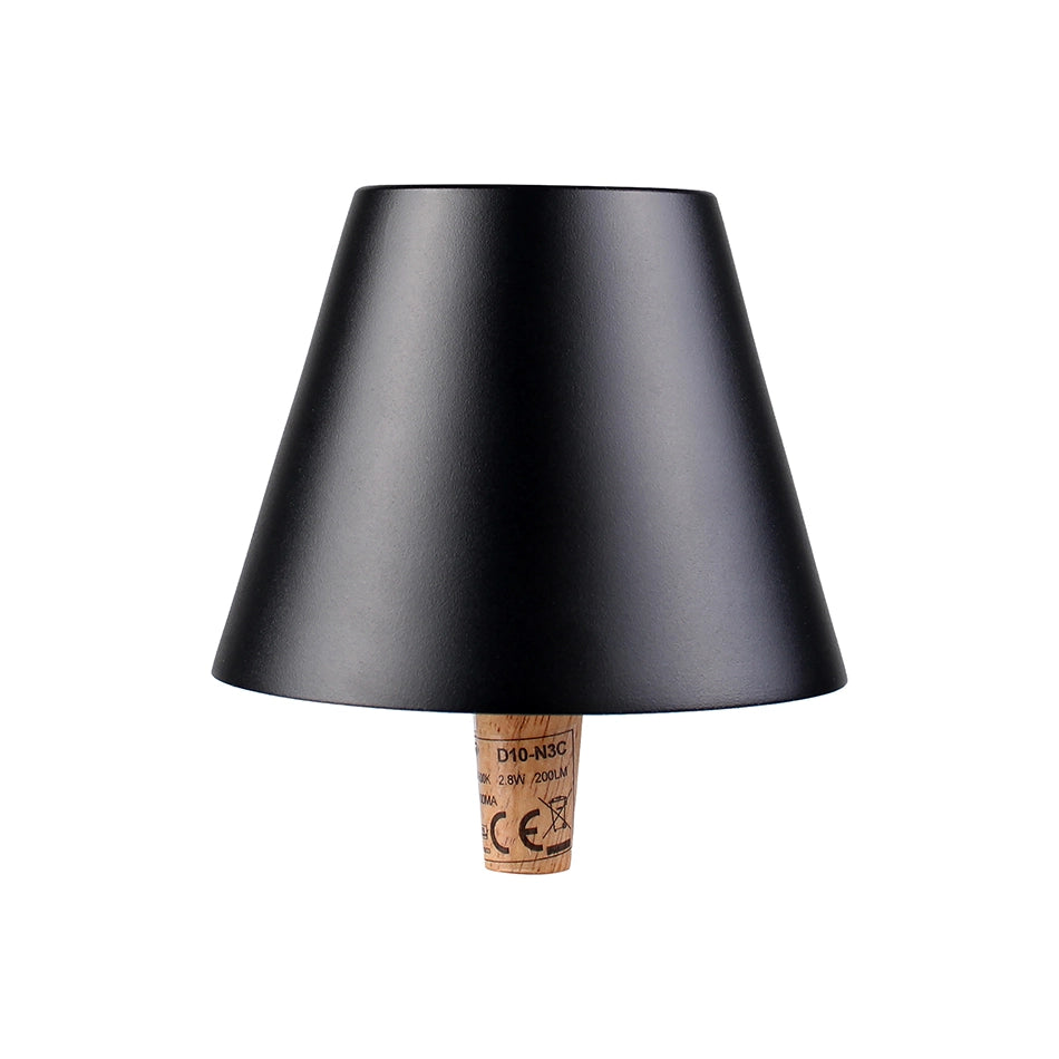 INNOVATIVA LAMPADA LED DA TAVOLO PORTATILE CON TAPPO PER BOTTIGLIA - CONTROLLO TOUCH E TEMPERATURA COLORE REGOLABILE