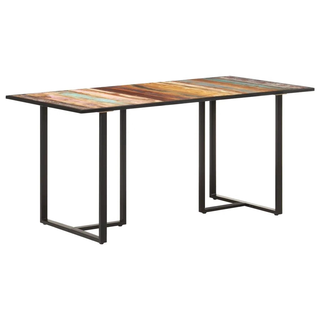 Tavolo da Pranzo 160 cm in Legno Massello di Recupero 320694