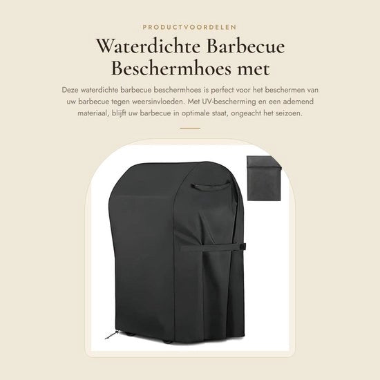 Copertura impermeabile per barbecue - tenda - protezione UV - respirabile - 76 x 66 x 110 cm - tessuto di Oxford resistente