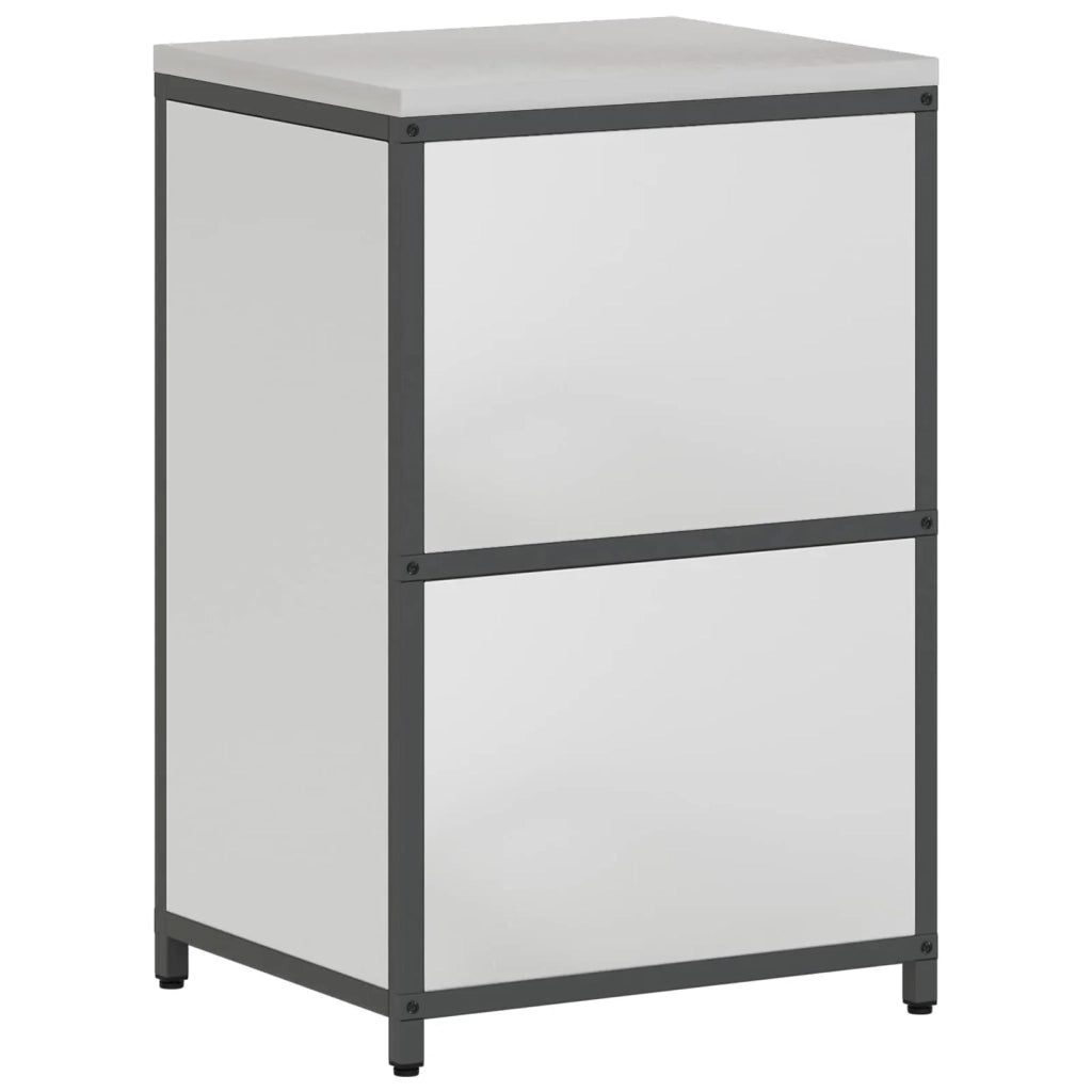Stoccaggio in cucina con porta Argento 60 x 50 x 92 cm Acciaio 874994
