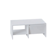 Tavolino in legno "Laris" - 90 x 45 x 35 cm - Bianco