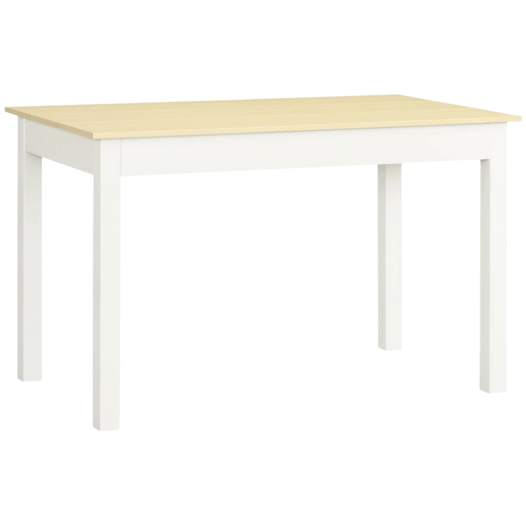 Tavolo da Pranzo Allungabile Legno Bianco Moderno ¨C zephmum ¨C 119x70x75