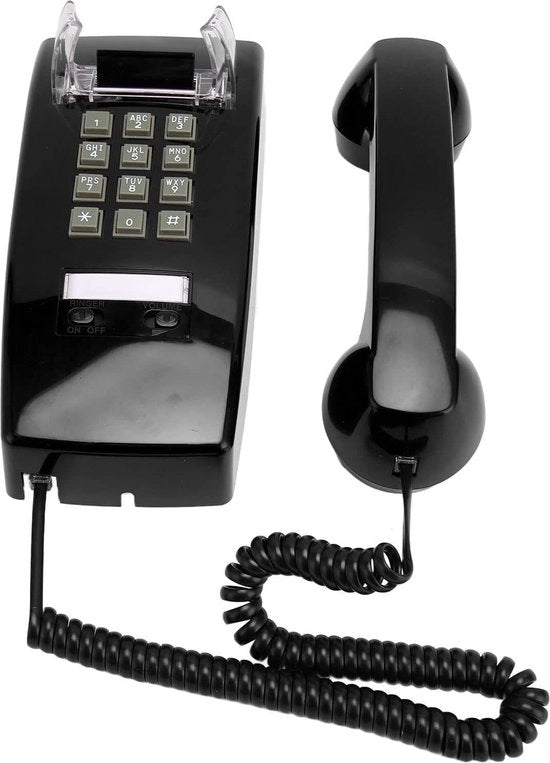 Telefonia a filo per la linea fissa - Design classico - Acustico - Idoneo per uso esterno - Impermeabile