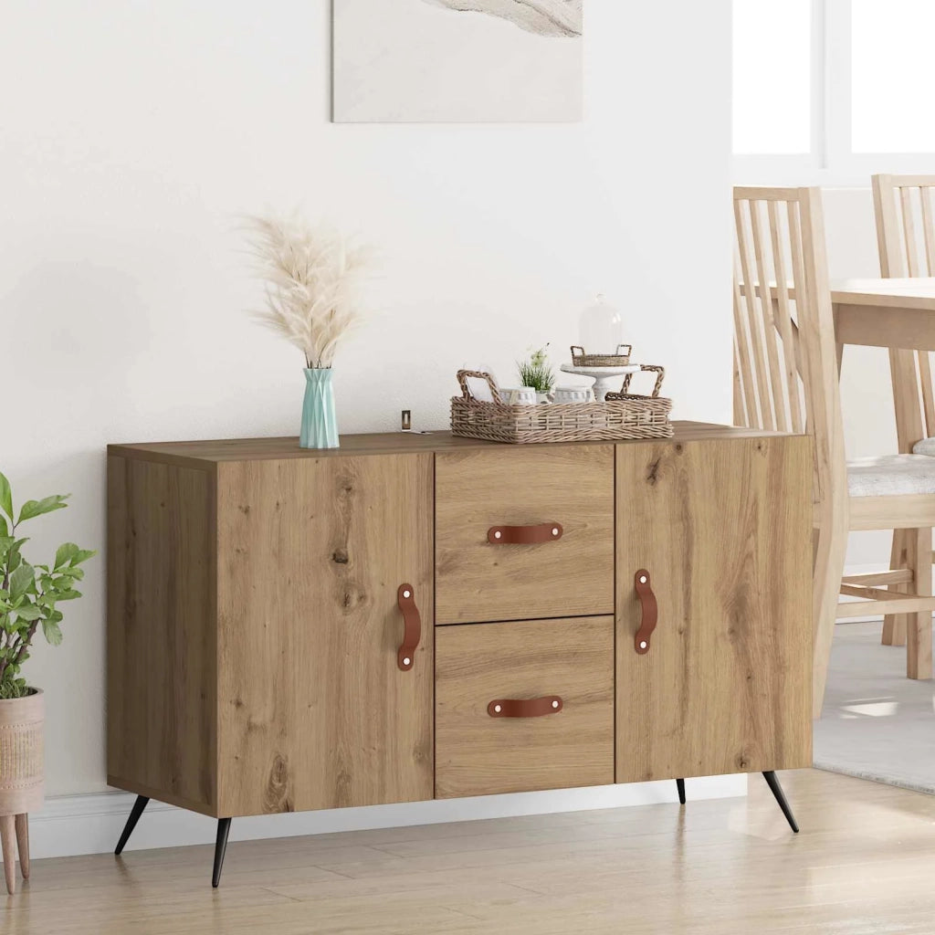Credenza Rovere artigianale 100 x 36 x 60 cm Legno multistrato