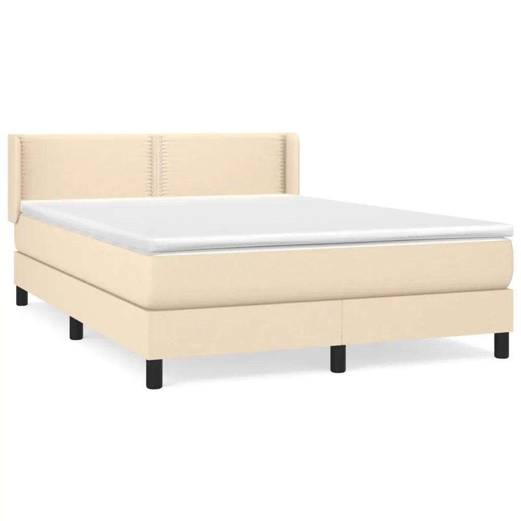 Giroletto a Molle con Materasso Crema 140x19 cm in Tessutocod mxl 98351