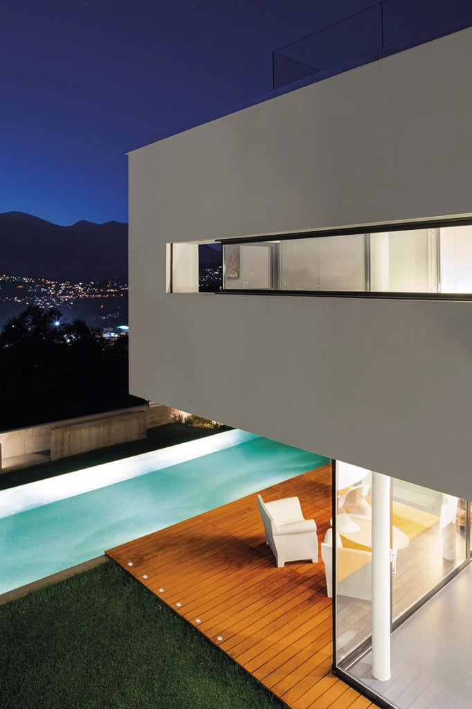Faretto LED da incasso SWITCH Uplight in Acciaio Inox AISI316 - 3W 3000K 40° IP68 IK07 per Esterni - Rossini Illuminazione