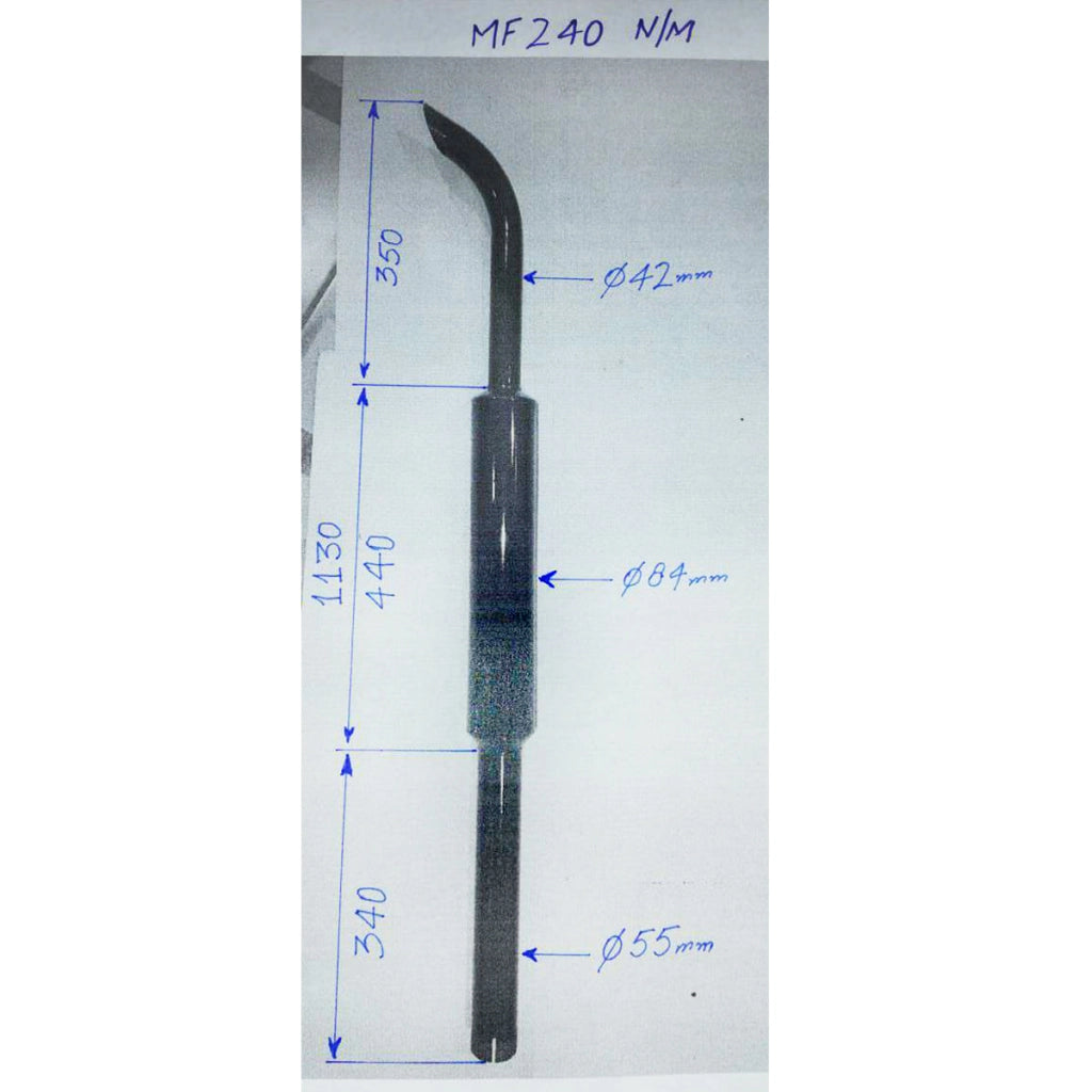 Silenziatore di scarico per Massey Ferguson 240 N/M