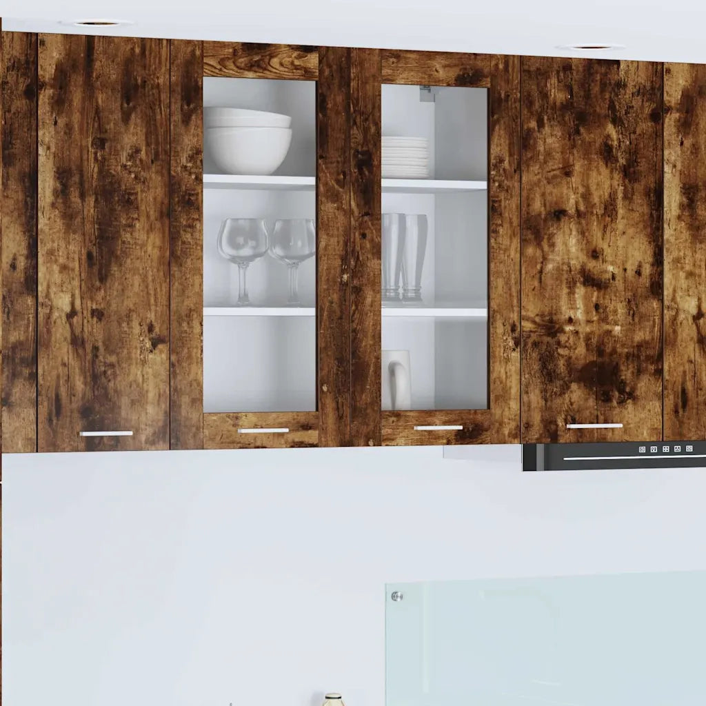 Armadio pensile Rovere fumé 80 x 31 x 80 cm Legno multistrato