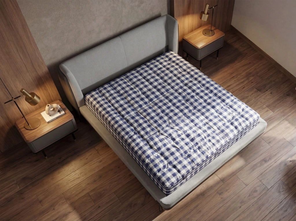 Materasso ibrido in lattice naturale con mini molle insacchettate Cooltex 180x200