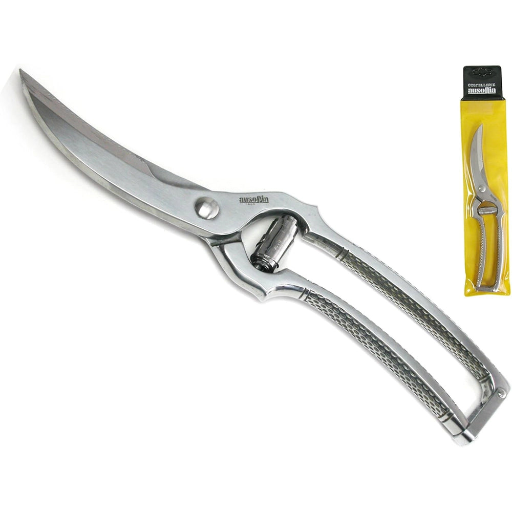 FORBICI TRINCIAPOLLO GAZZELLA CUCINA LAME IN ACCIAIO INOX 24cm AUSONIA 71430