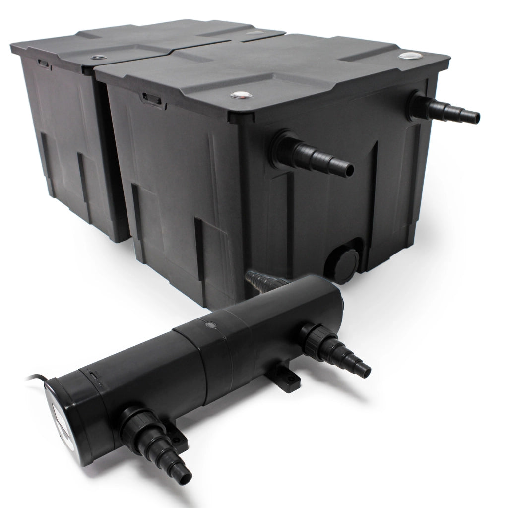 Set SunSun: Biofiltro per laghetto 60000l Chiarificatore UVC 36W