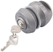 Accessori di sicurezza per carrello - Blocco di sicurezza universale - Corpo in acciaio - Chiusura a palle - Incluso chiave - Resistente alla corrosione - Blocco di sicurezza per carrello con catena