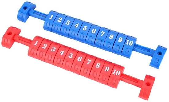Contatori di Punti Calcio da Tavolo 2 pezzi - Materiale Plastico - Leggero - Duraturo - Facile da Installare - 10 Digits - Contatori di Punti