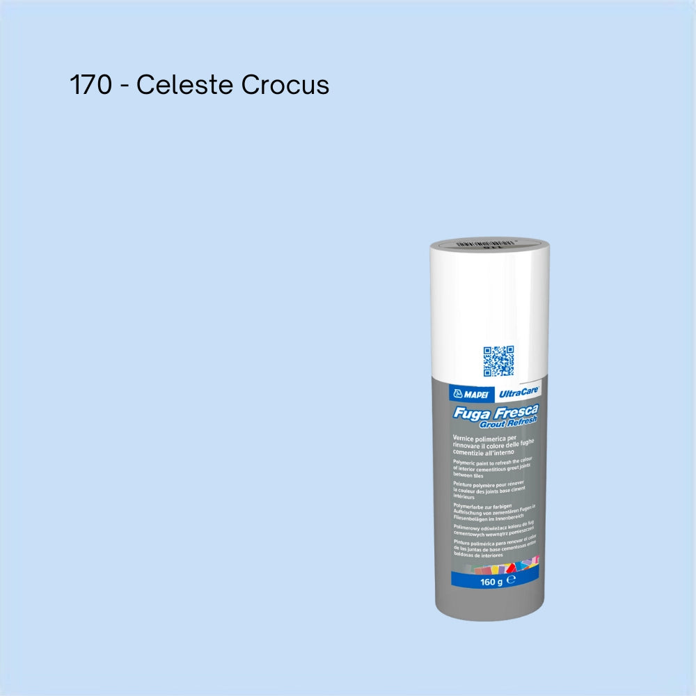 Rinnovo fughe sbiadite ripristinare pavimento ultracare fuga fresca 160 gr *** colore- celeste crocus - 170, confezio...