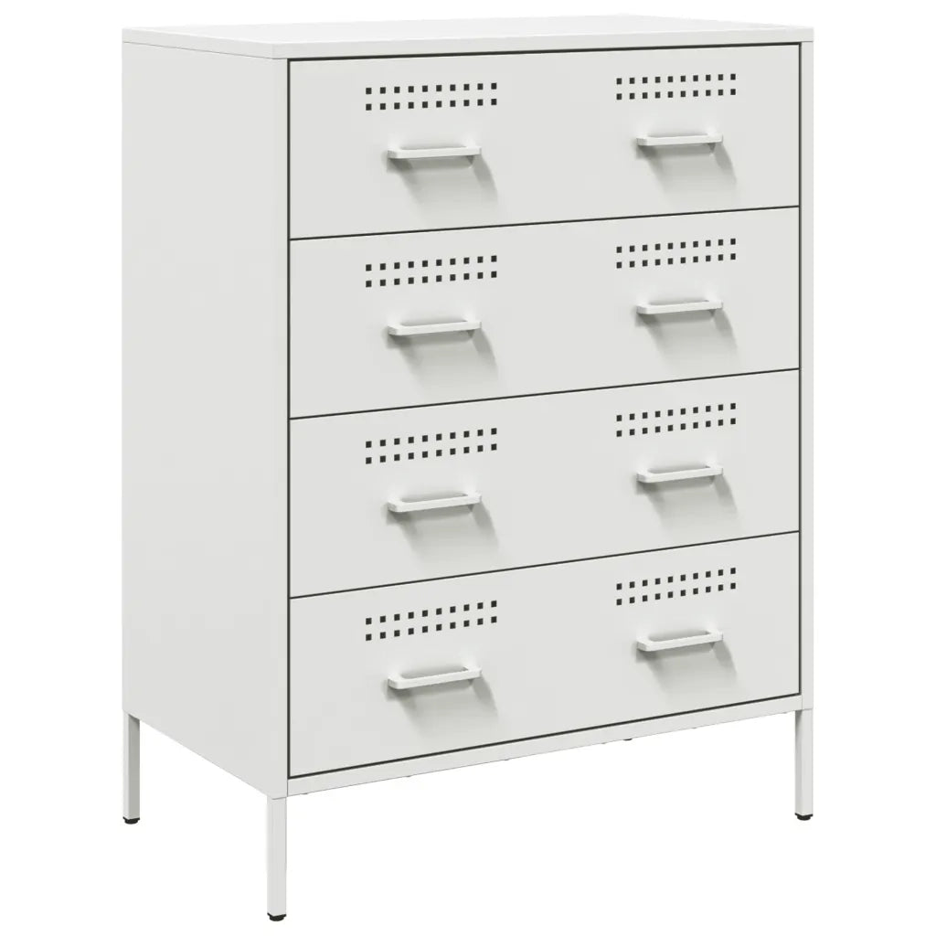 Credenza | Madia | Buffet da pranzo | Armadio da pranzo Bianca 68x39x89 cm in Acciaio
