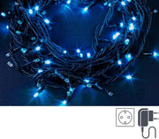 100 luci LED esterne blu con controller