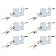 Lucchetto 6 pz Argento Acciaio CFW4470428