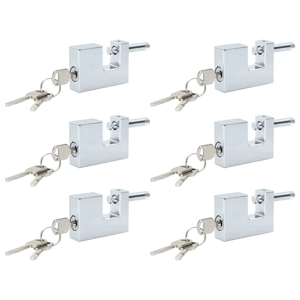 Lucchetto 6 pz Argento Acciaio CFW4470428