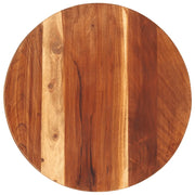 Piano Tavolo in Legno Massello di Acacia Rotondo 25-27 mm 40 cm 285972