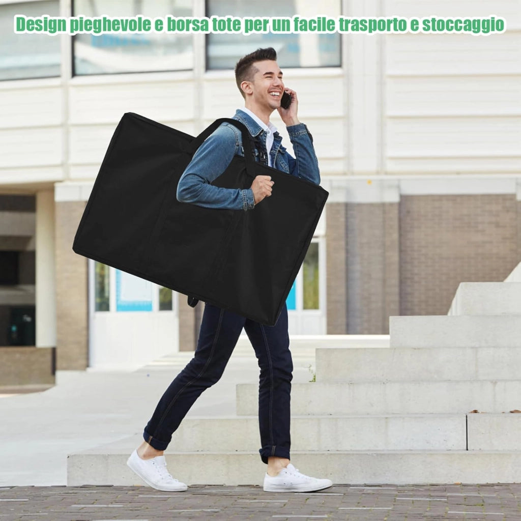 Tavole Cornhole, Tavolo per Giochi di Lancio, Design Pieghevole e Maniglia Laterale, Gioco Cornhole Classico, con 8 Sacchi di Sabbia
