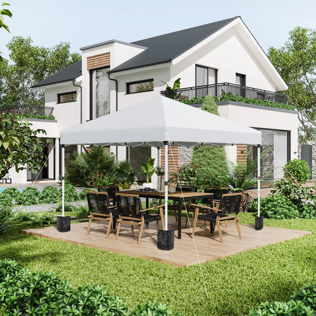 Gazebo da giardino pieghevole ¨C zephmum ¨C 2 paroi laterali, protezione UV