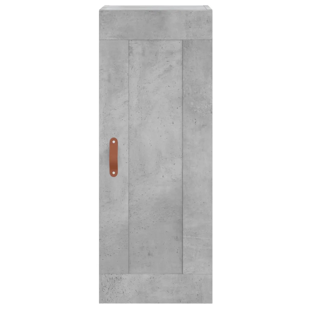 Credenza Grigio Cemento 34,5x34x180 cm in Legno Multistrato 3200365